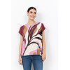T-Shirt Gail 2 - Oxblood Red Combi
