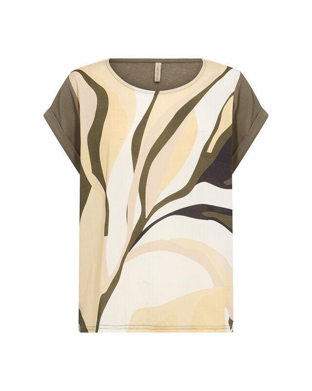 Soyaconcept T-Shirt Gail 2 - Grape Leaf Combi