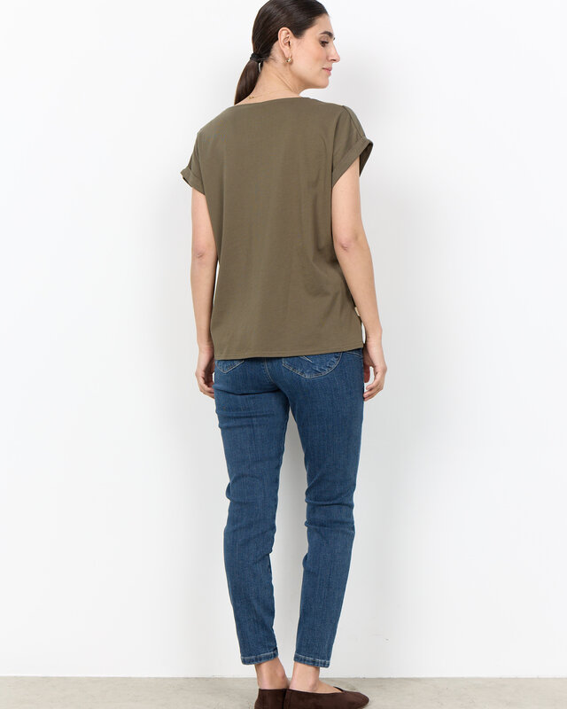 Soyaconcept T-Shirt Gail 2 - Grape Leaf Combi