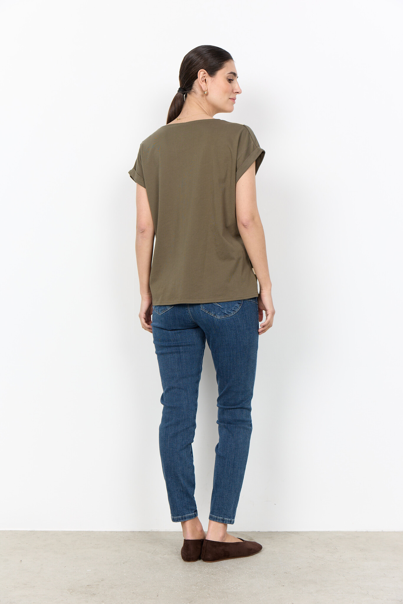 Soyaconcept T-Shirt Gail 2 - Grape Leaf Combi
