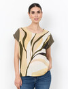 Soyaconcept T-Shirt Gail 2 - Grape Leaf Combi