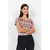 Shirt Felicity AOP 551 - Oxblood Red Combi
