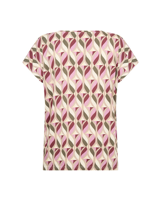 Soyaconcept Shirt Felicity AOP 551 - Oxblood Red Combi