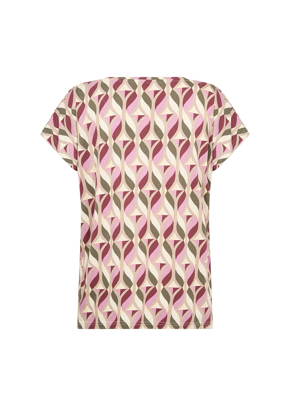 Soyaconcept Shirt Felicity AOP 551 - Oxblood Red Combi