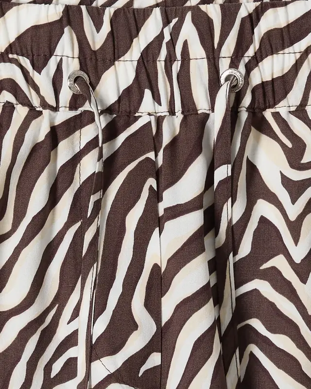 Cecil Zebra Muster Hose Neele - Brown Cacao