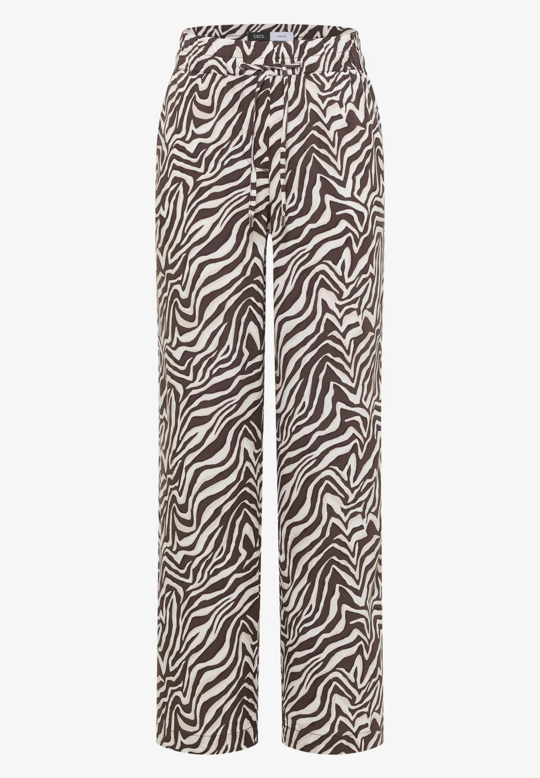 Cecil Zebra Muster Hose Neele - Brown Cacao