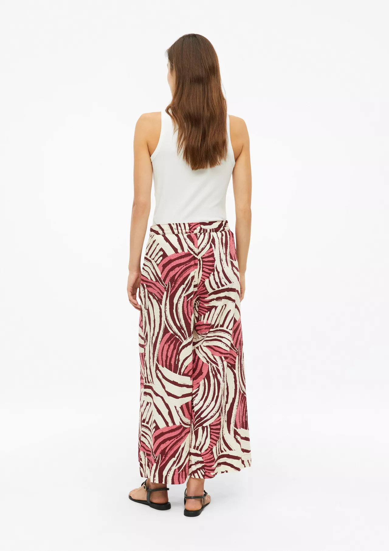 S. Oliver Wide Leg Hose - Pink