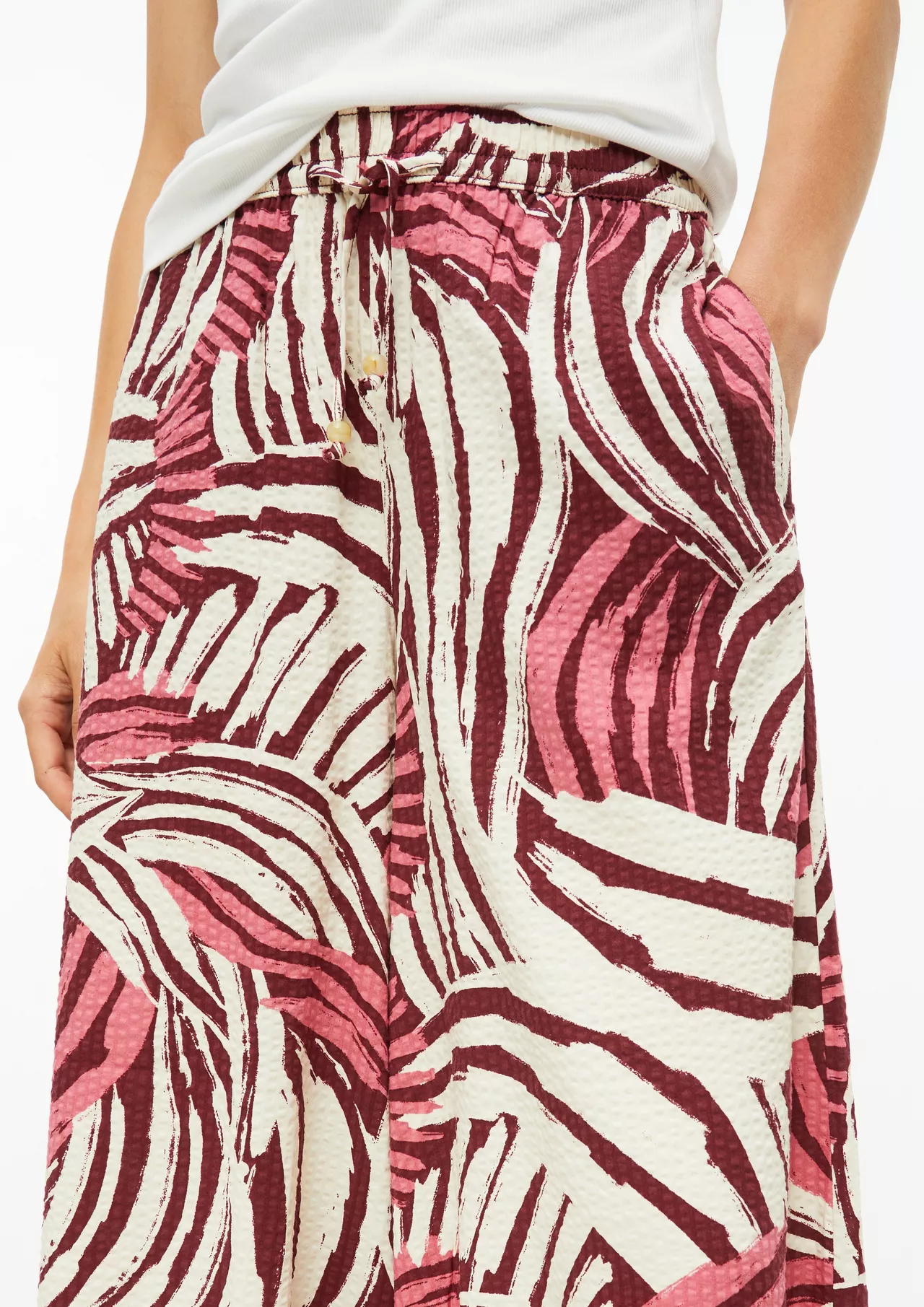 S. Oliver Wide Leg Hose - Pink