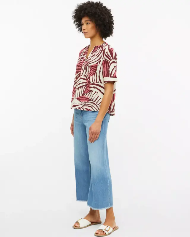 S. Oliver Print Blouse - Pink