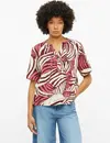 S. Oliver Print Blouse - Pink