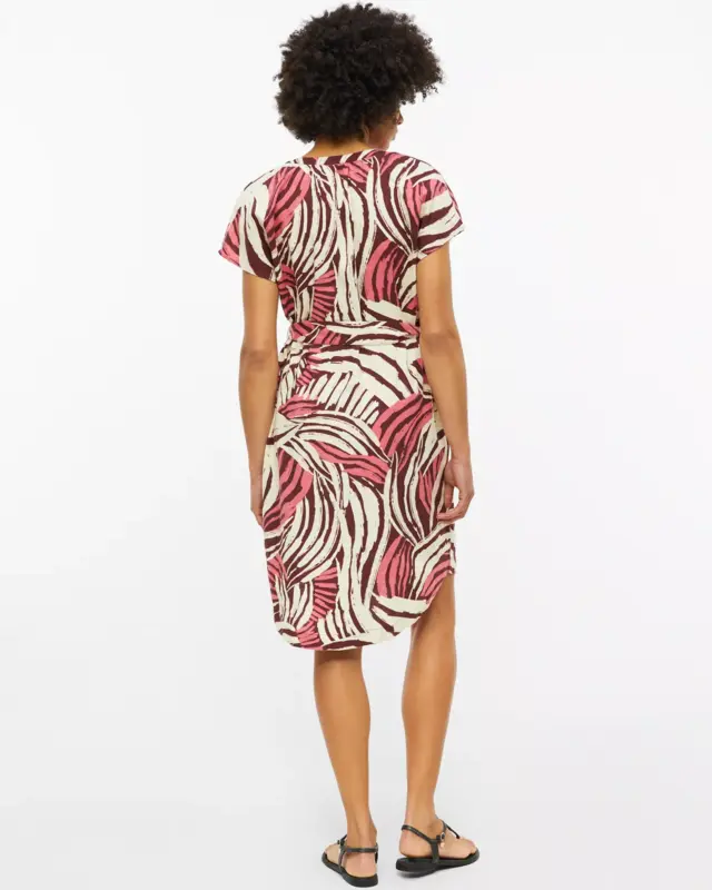 S. Oliver Linenmix Dress - Pink