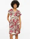 S. Oliver Leinenmix Kleid - Pink