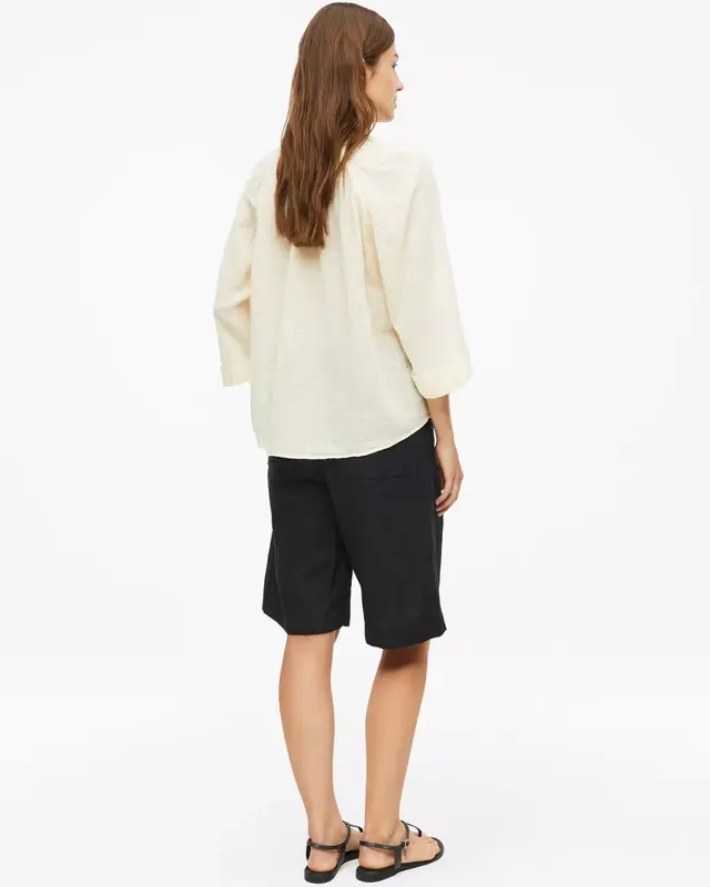 S. Oliver Structured Blouse - Cream