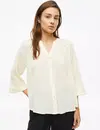 S. Oliver Structured Blouse - Cream