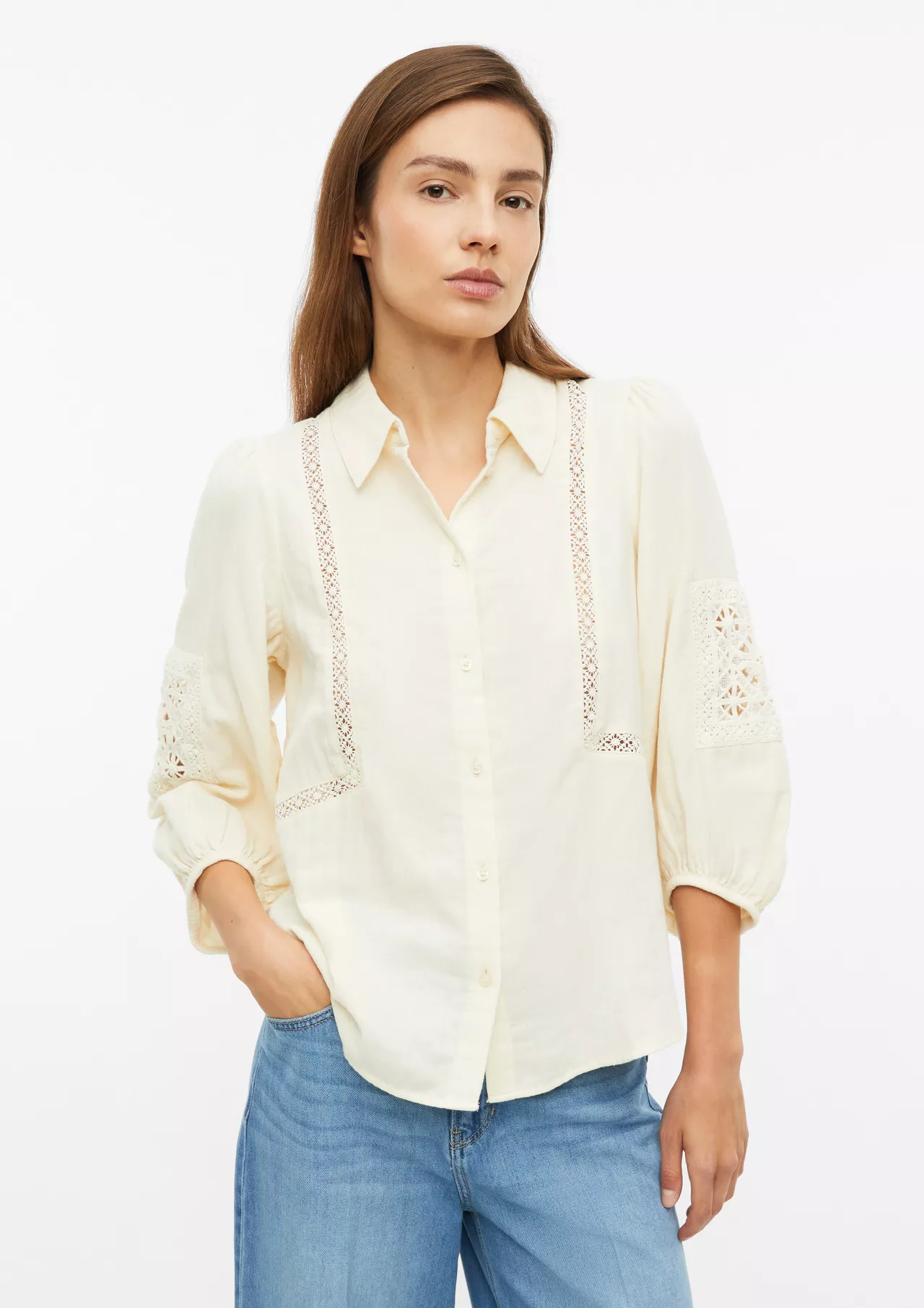 S. Oliver Bluse - Cream