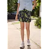 Mid Waist Short Bloemenprint - Maritime Blue