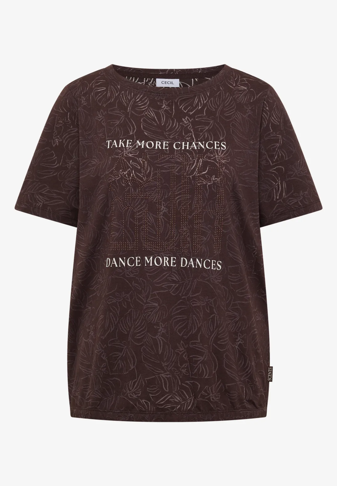 Cecil Burn-Out Shirt - Brown Cacao