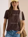 Cecil Burn-Out Shirt - Brown Cacao
