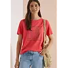 Burn-Out Shirt - Coral