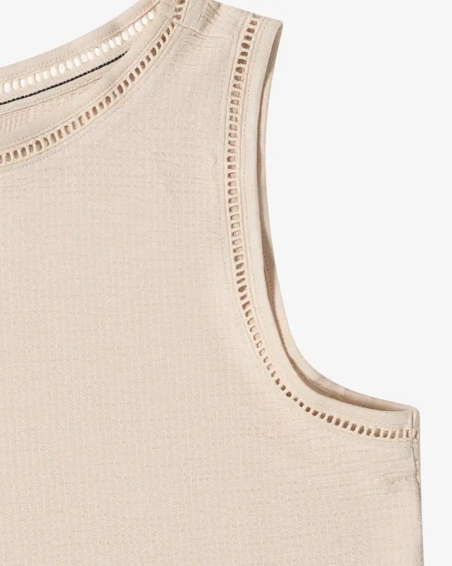 Cecil Top met Kanten Details - Pearl Beige