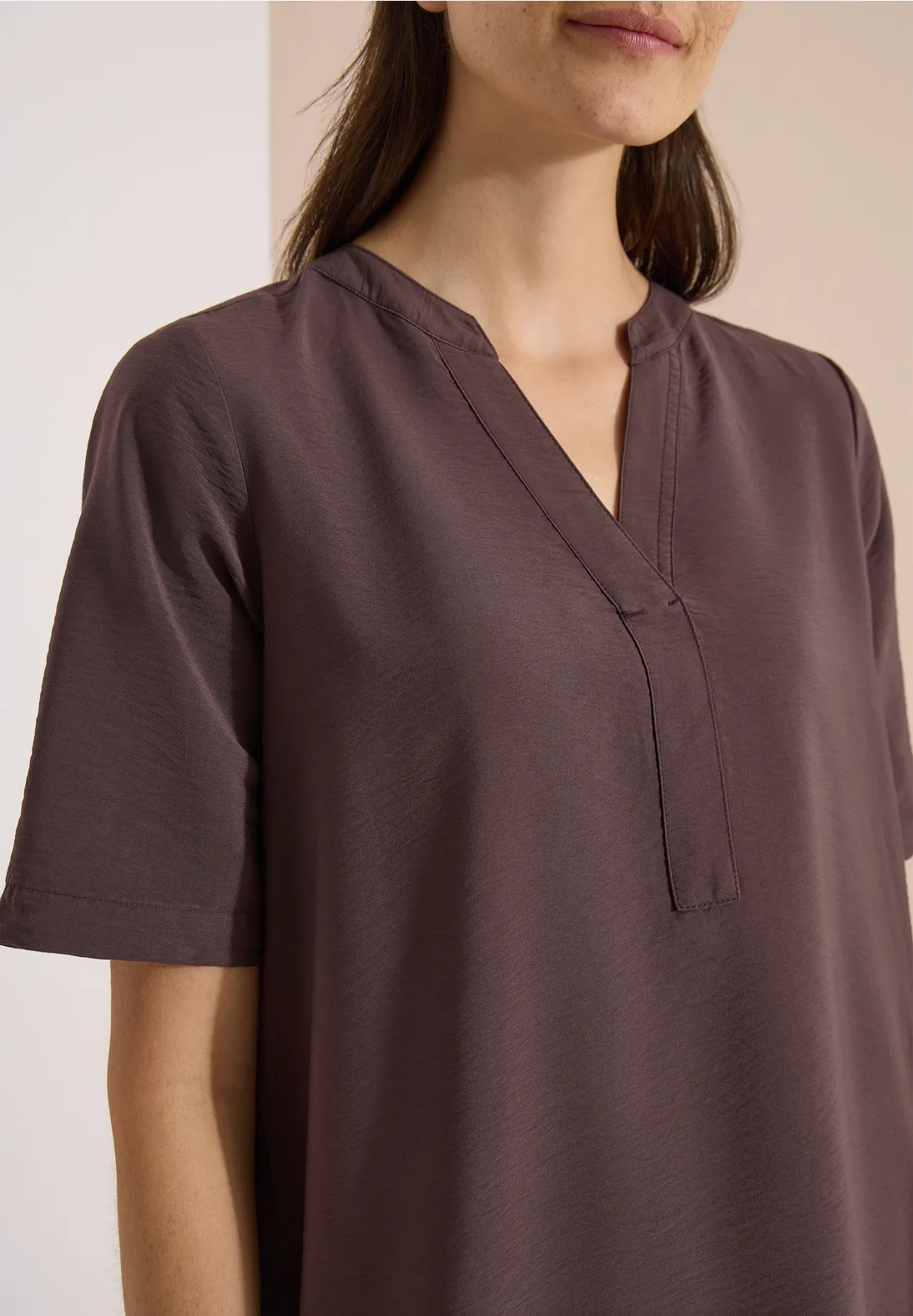 Cecil Knee-Lengt Dress  - Brown Cacao