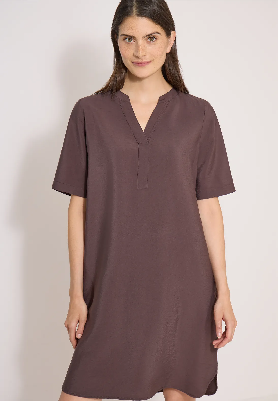 Cecil Knee-Lengt Dress  - Brown Cacao