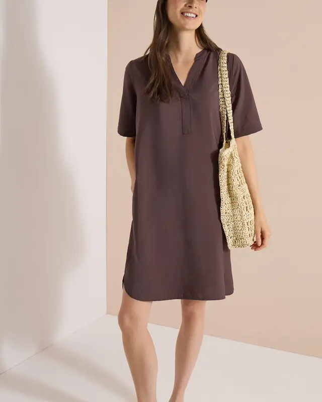 Cecil Knielanges Kleid - Brown Cacao