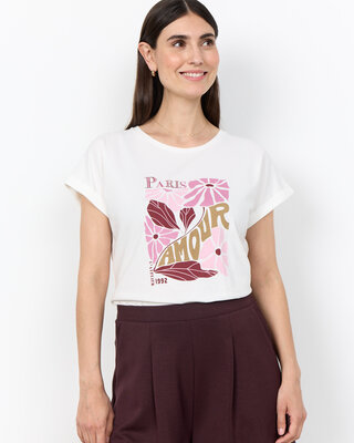 Soyaconcept T-Shirt Rina FP 26 - Off White