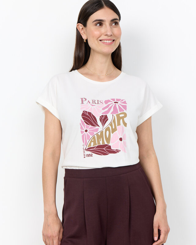Soyaconcept T-Shirt Rina FP 26 - Off White