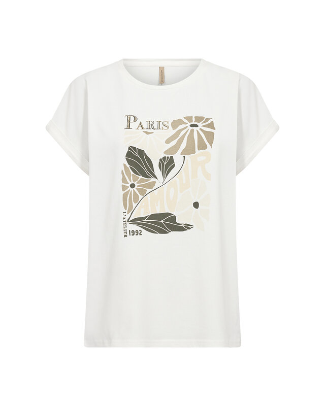 Soyaconcept T-Shirt Rina FP 26 - Grape Leaf Combi