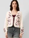 QS by S. Oliver Blouse with Embroidery - Cream
