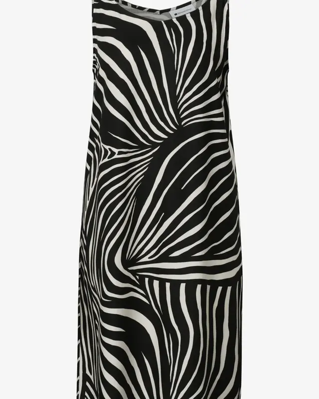 Street One Kleid mit Print - Black