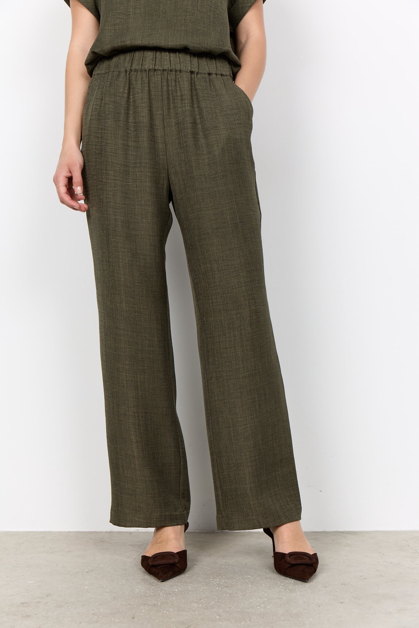 Soyaconcept Pants Charissa 3-C - Grape Leaf