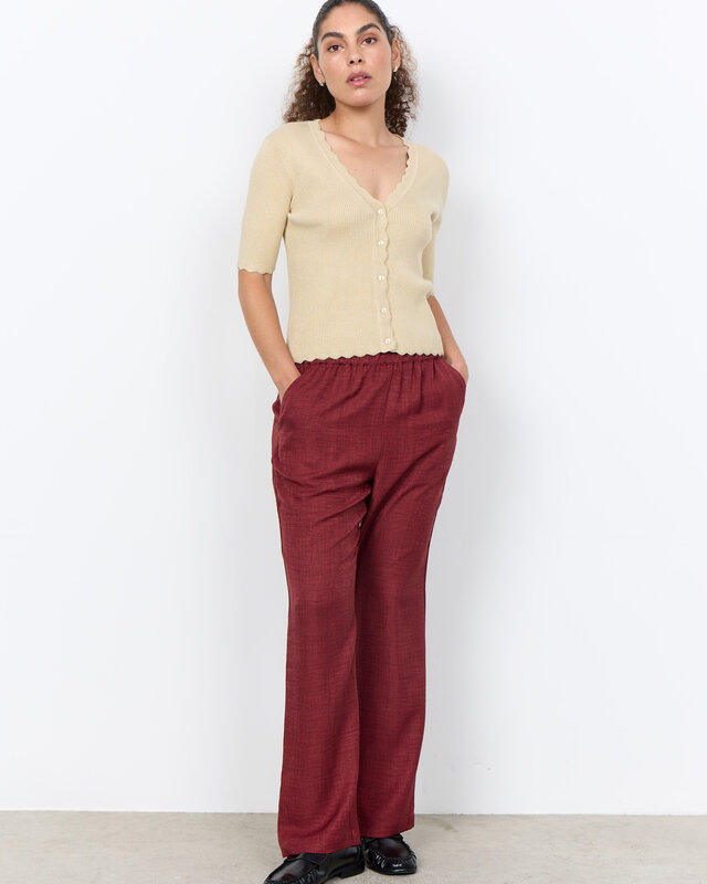 Soyaconcept Pants Charissa 3-C - Oxblood Red