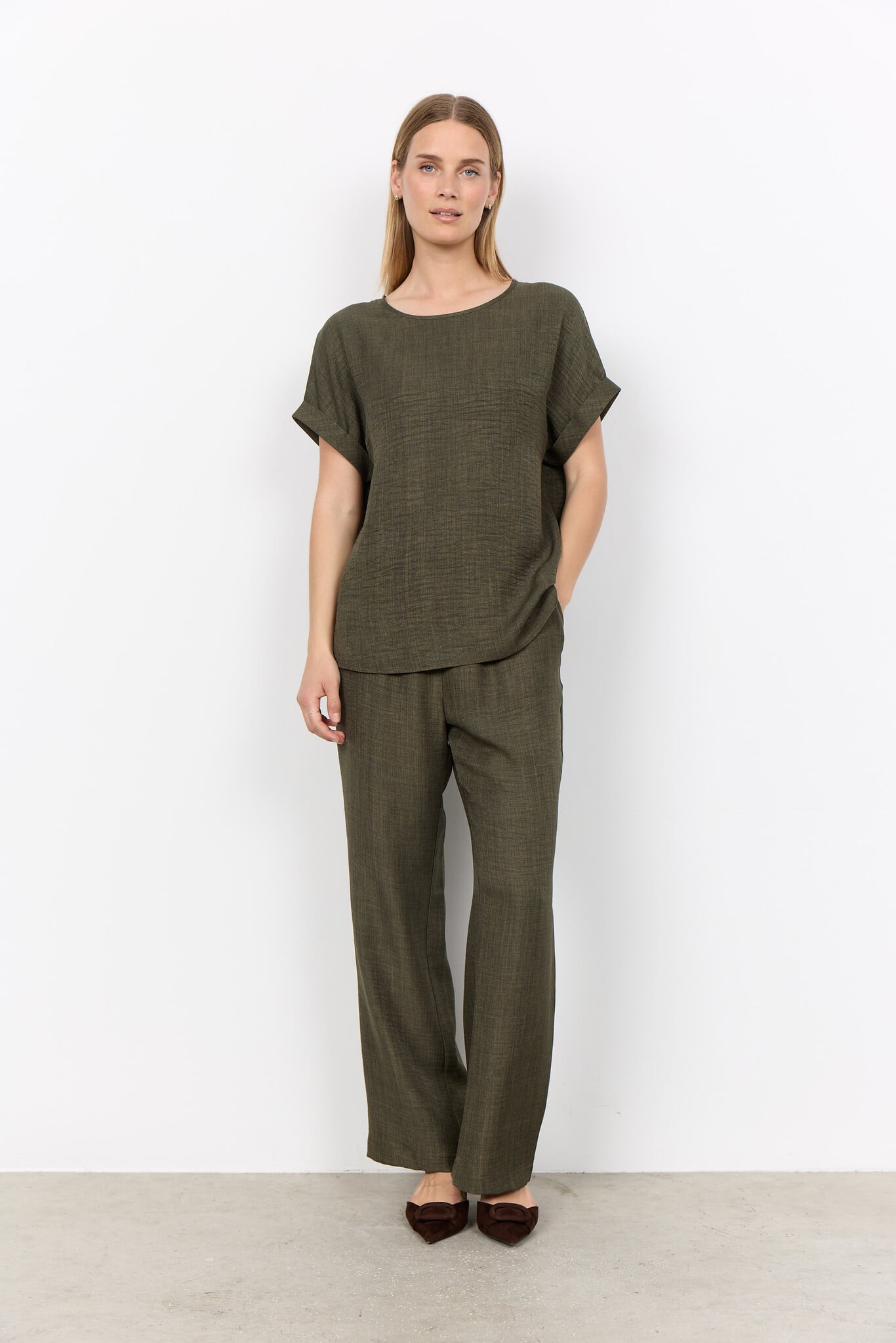 Soyaconcept Blouse Charissa 4 - Grape Leaf