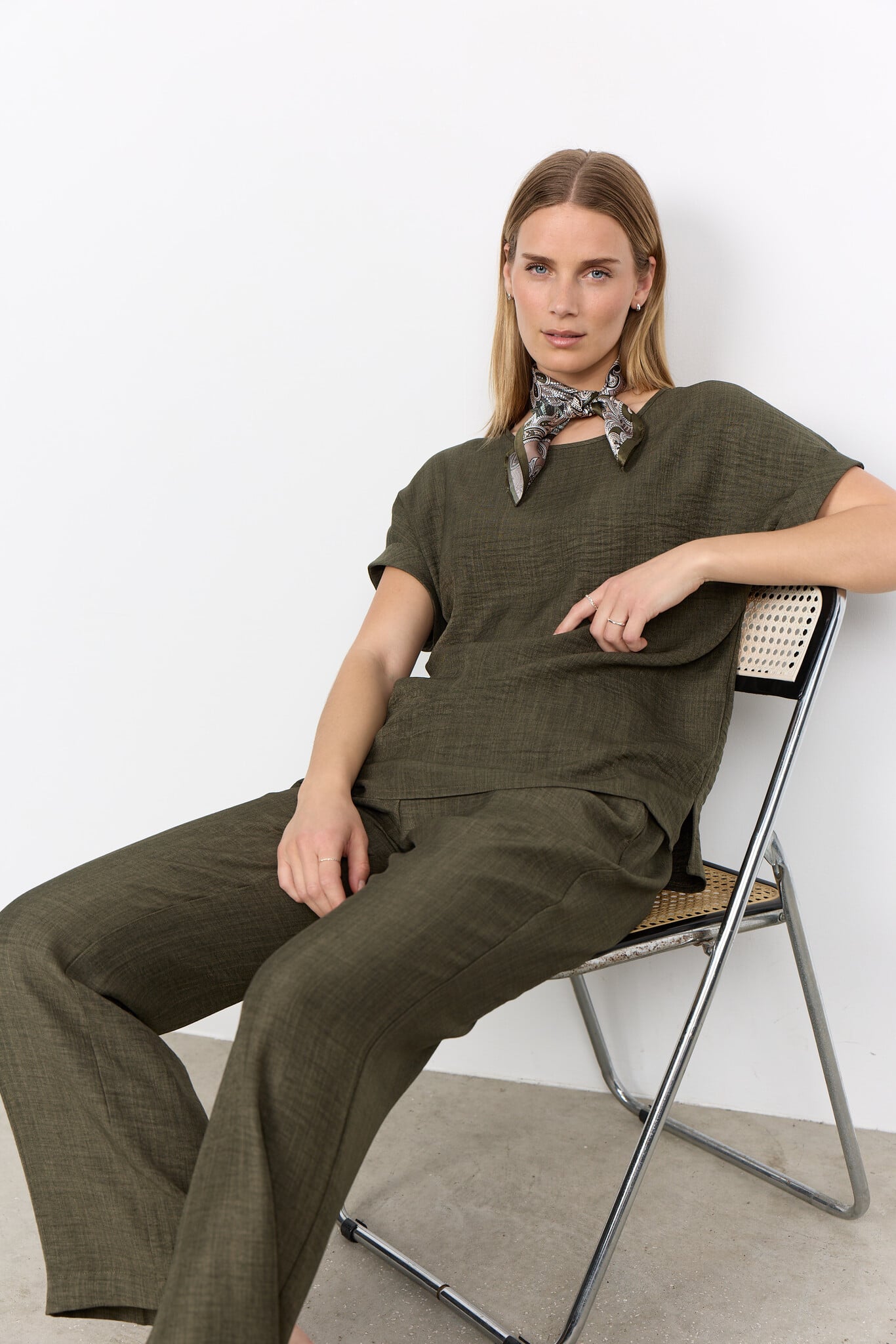 Soyaconcept Blouse Charissa 4 - Grape Leaf