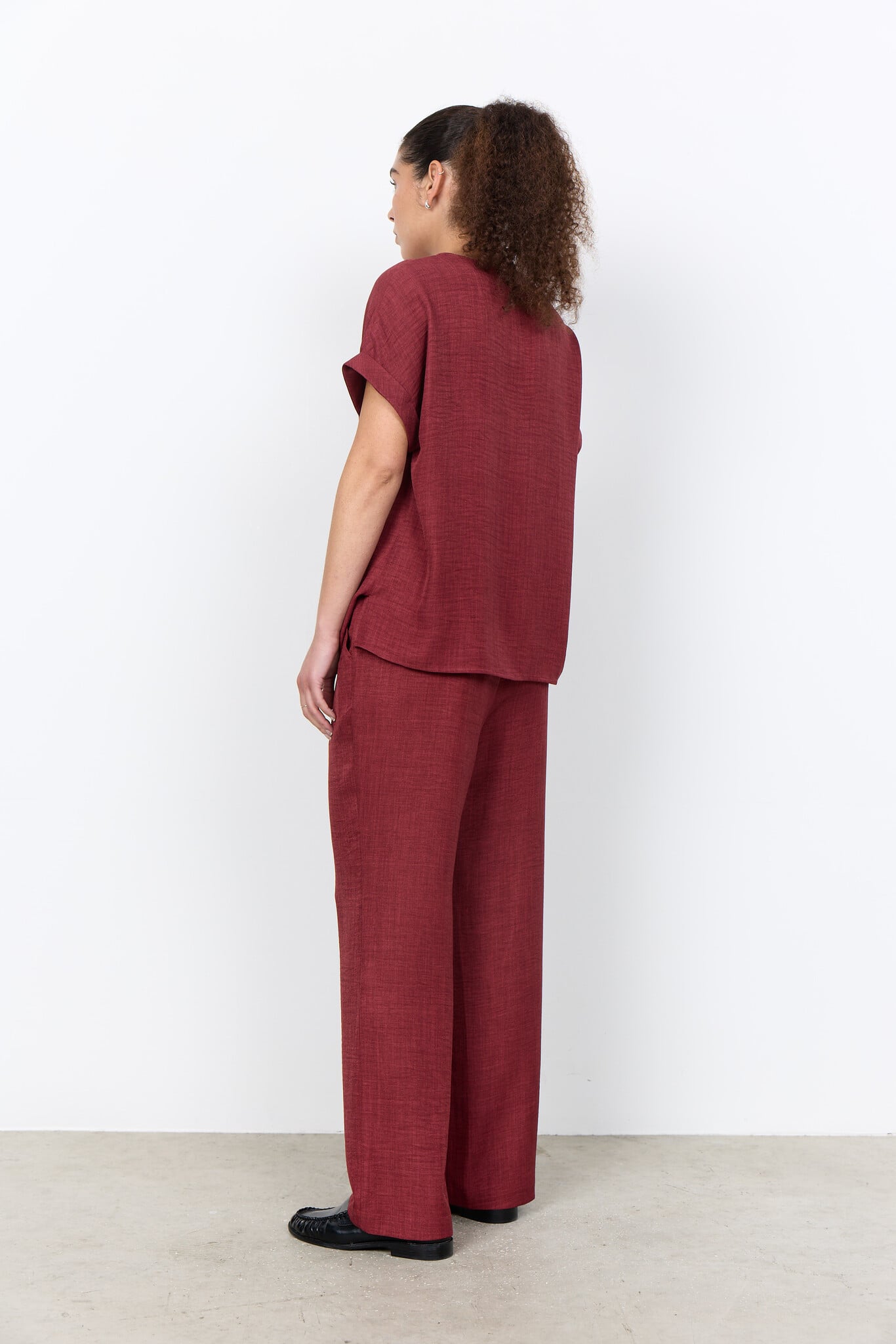Soyaconcept Blouse Charissa 4 - Oxblood Red