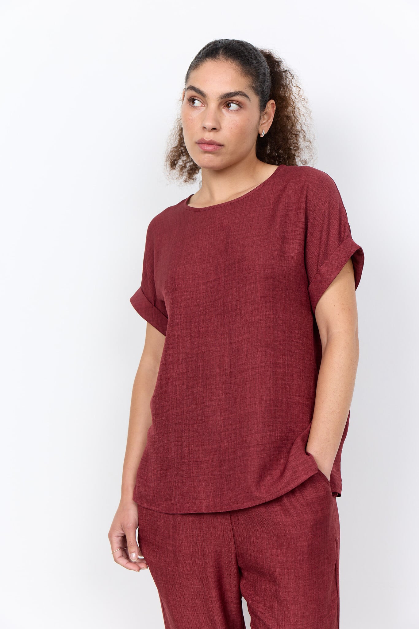 Soyaconcept Blouse Charissa 4 - Oxblood Red