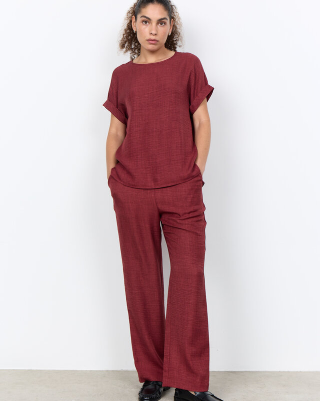 Soyaconcept Bluse Charissa 4 - Oxblood Red