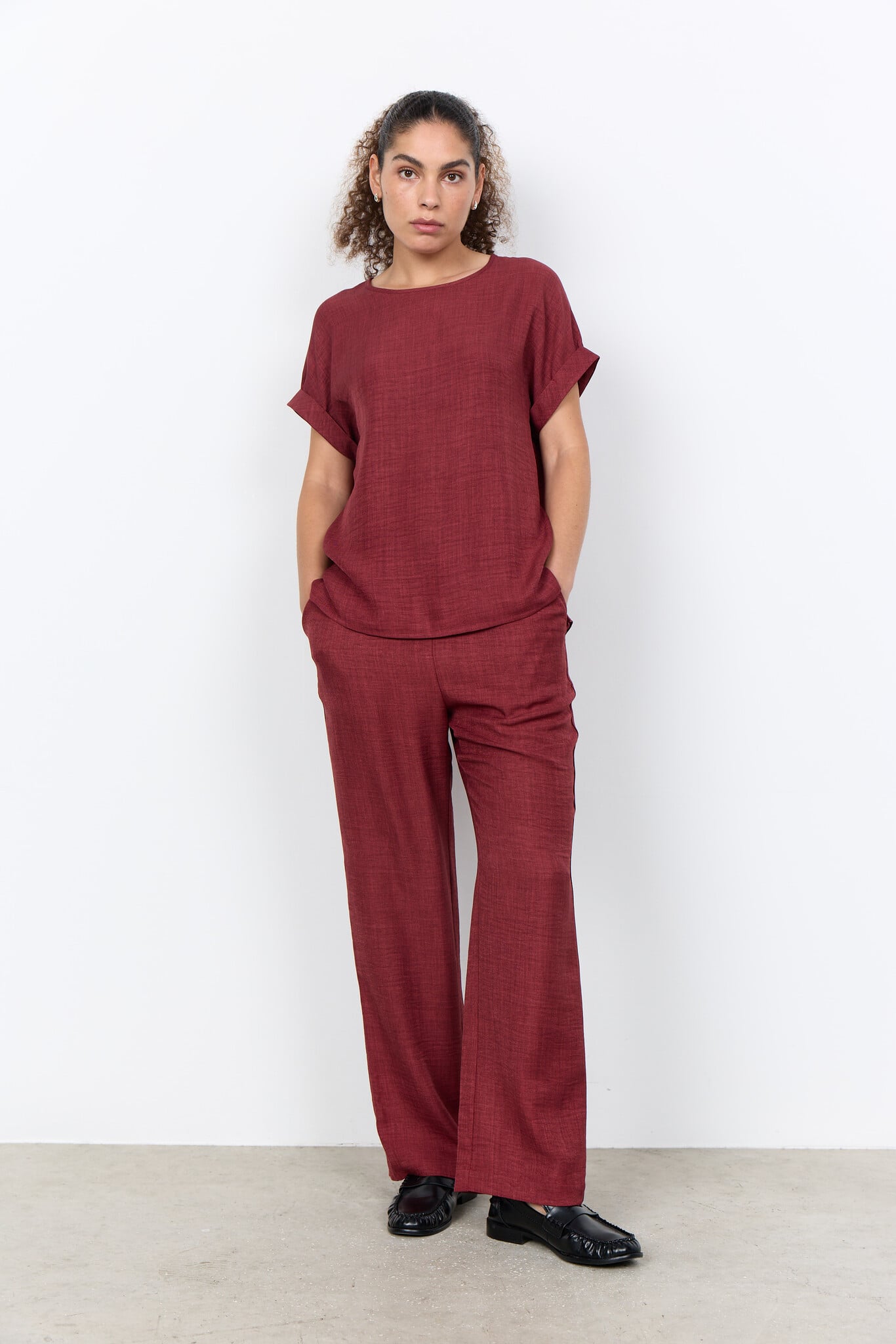 Soyaconcept Blouse Charissa 4 - Oxblood Red