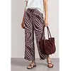 Wide Leg Broek - Rustic Rouge