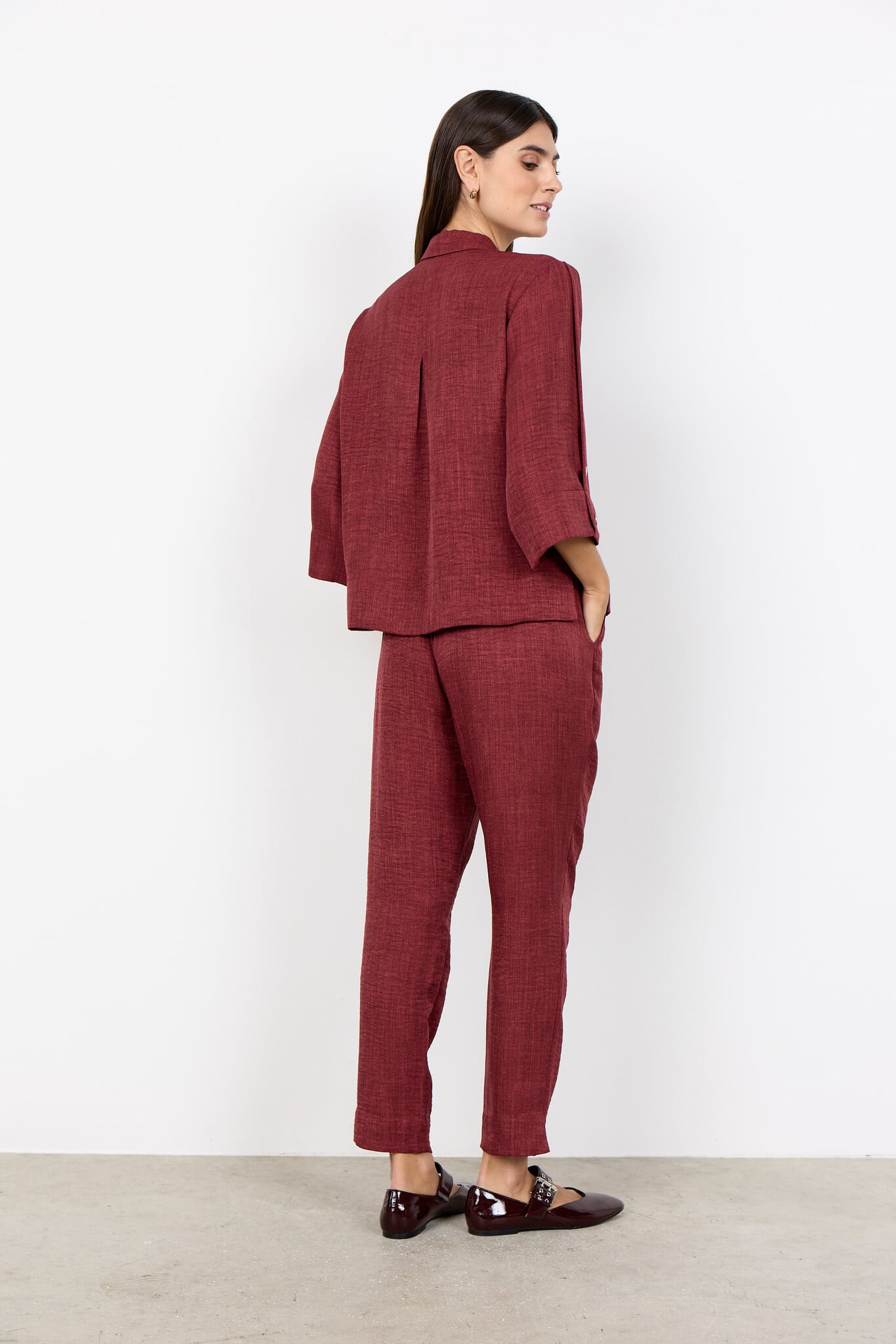 Soyaconcept Blouse Charissa 5 - Oxblood Red