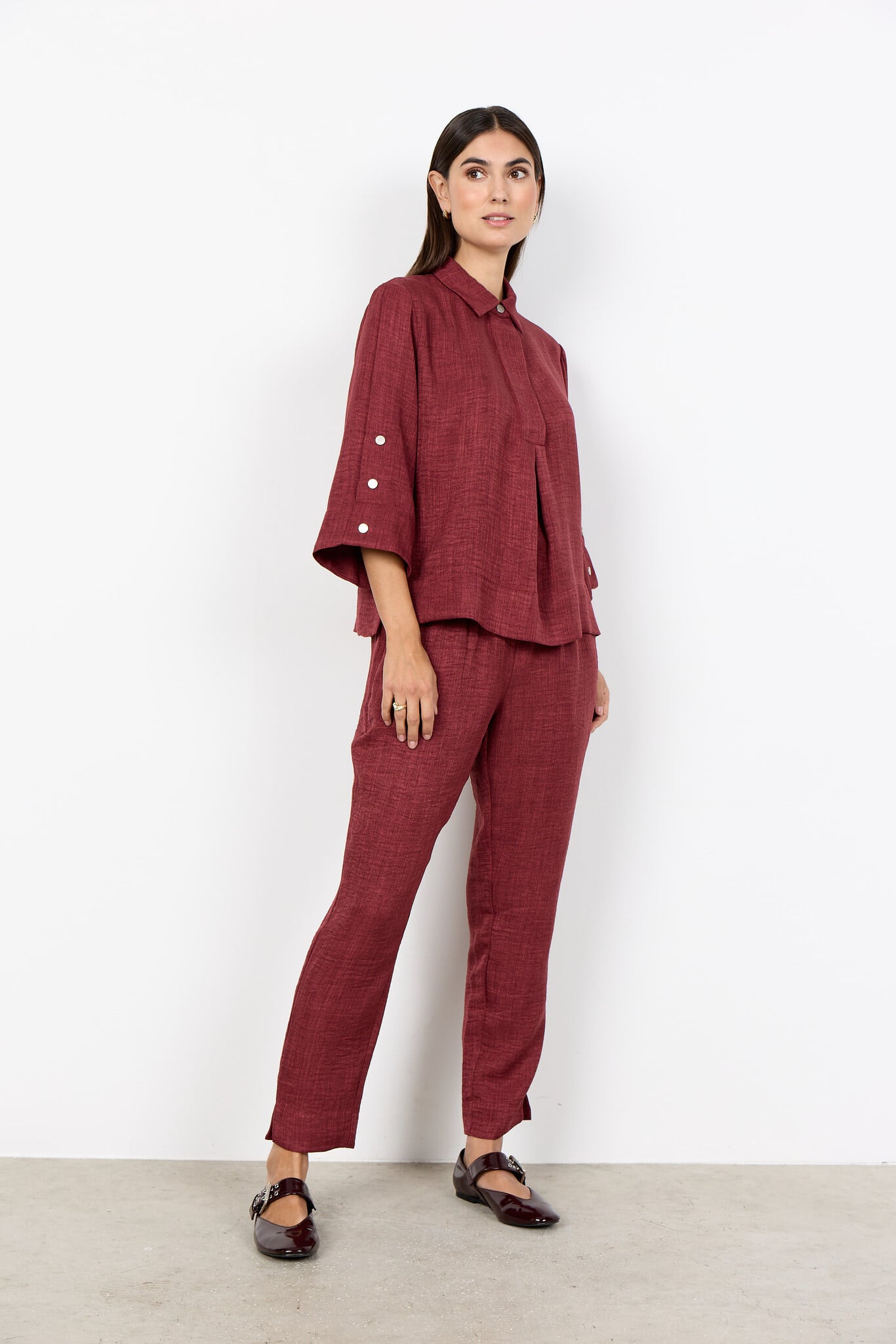 Soyaconcept Blouse Charissa 5 - Oxblood Red