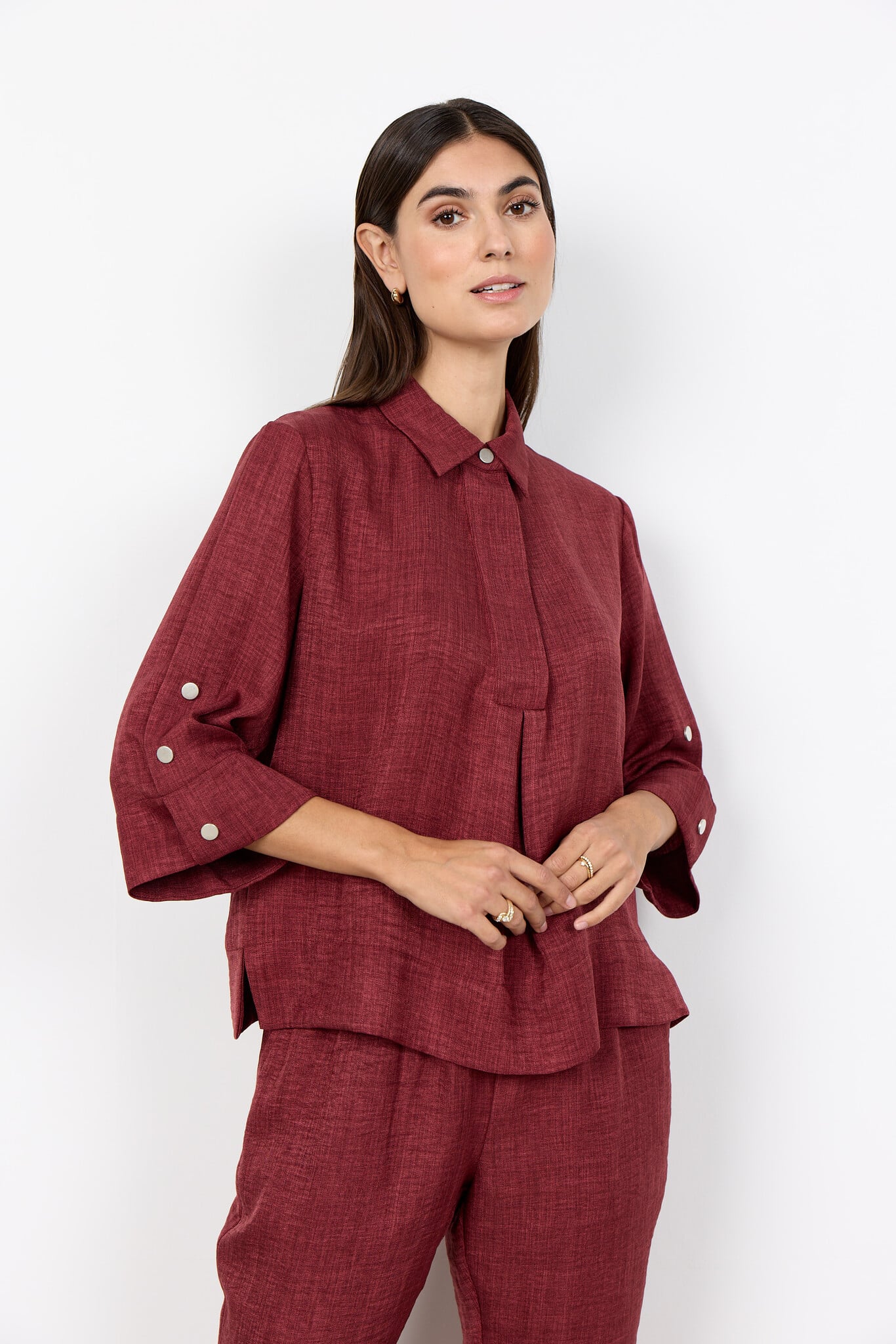 Soyaconcept Blouse Charissa 5 - Oxblood Red