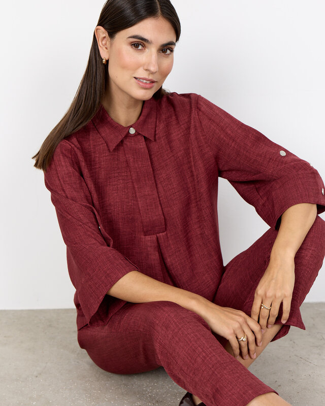 Soyaconcept Bluse Charissa 5 - Oxblood Red