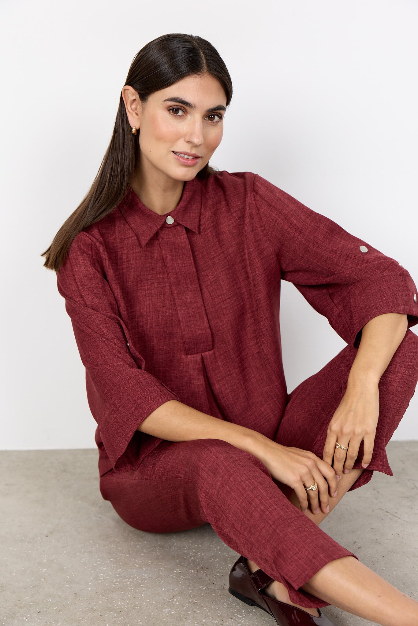 Soyaconcept Blouse Charissa 5 - Oxblood Red