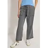 Wide Leg Broek Neele Strikriem - Mid Grey Random Wash