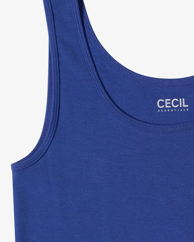 Cecil Basic Top Linda - Deep River Blue