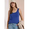 Basic Top Linda - Deep River Blue