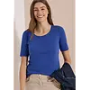Basic T-Shirt Lena - Deep River Blue